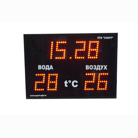 Купить Часы-термометр СТ1.16-2t для бассейна в Чусовое 